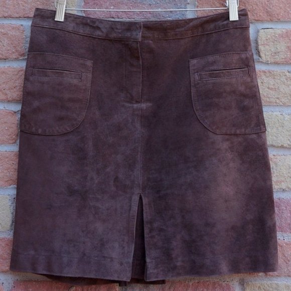 Lilly Pulitzer Suede Skirt - Picture 1 of 10
